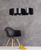 Lampa wisząca VIXON 3 BLACK Emibig 284/3 czarny