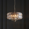 Lampa wisząca Endon Lighting Clifton 104466 nikiel