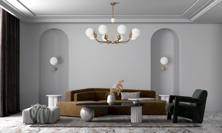 Lampa wisząca Maytoni Rendez-vous MOD109PL-08BS Brass