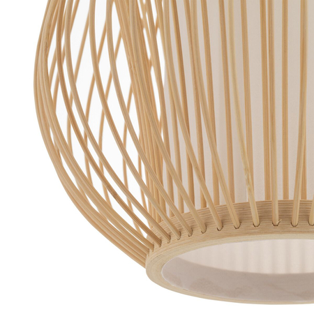 Lampa wisząca Nowodvorski PUKET M 11161 Naturalne drewno Biały