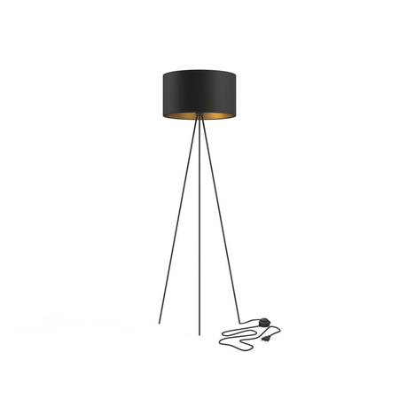 Lampa podłogowa CADILAC Nowodvorski 7991 czarny/złoty