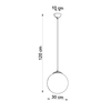 Sollux Lighting Lampa wisząca UGO 40 chrom SL.0265