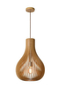 Lampa wisząca Lucide BODO drewniany 01400/38/72