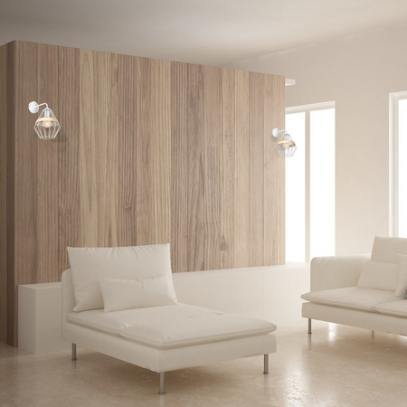 Milagro Kinkiet Cliff 1xE27 Biały MLP5517 BIAŁY