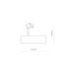 Lampa sufitowa Nowodvorski 8765 CTLS Milo LED 15W, 4000K