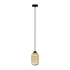 Lampa wisząca Kaja FADIGA K-5740 bursztynowy, czarny