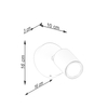 Sollux Lighting Kinkiet VERDO czarny SL.1290