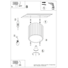 Sollux Lighting Plafon AURA 1 beżowy GU10 SL.1789
