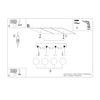 Sollux Lighting Plafon BULBO 4 naturalne drewno SL.1685