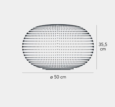 Lampa stołowa Fontana Arte F430810150BINE Bianca
