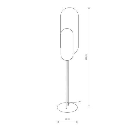 Lampa podłogowa WHEEL LUX Nowodvorski 7646 czarny