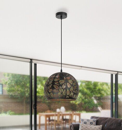 Lampa wisząca Rabalux Manorca 2276 czarny