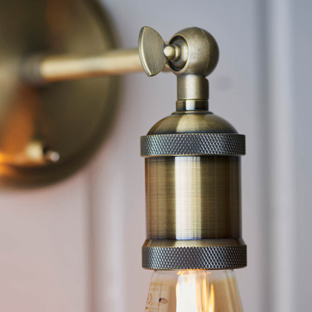 Kinkiet Endon Lighting Hal 97245 mosiądz
