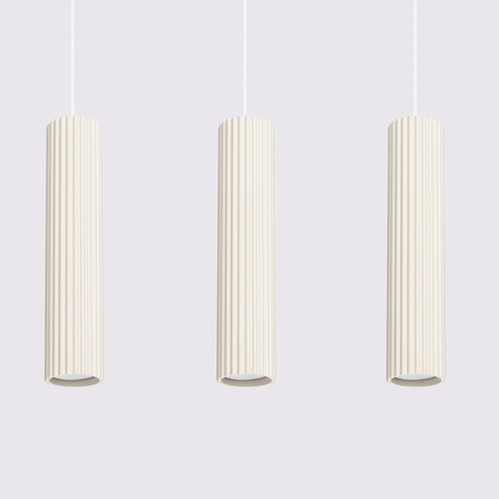 Sollux Lighting Lampa wisząca KARBON 3L beżowy SL.1594