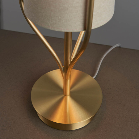 Lampa stołowa Endon Lighting Fraser 95467 mosiądz