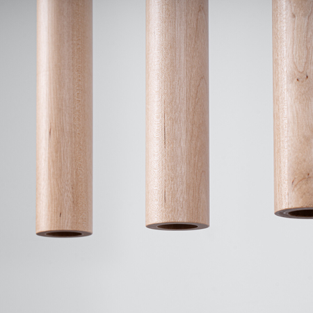 Sollux Lighting Lampa wisząca PASTELO 5L drewno SL.1269