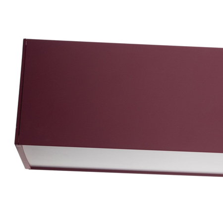 Oprawa liniowa LED Greenie Linea podwieszana 1200mm 40W czerwona obudowa NW