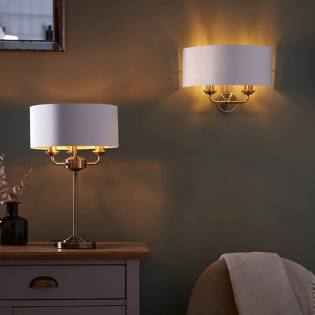 Kinkiet Endon Lighting Highclere 98937 mosiądz