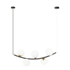 Lampa wisząca RITZ 5 Emibig 1298/5 biały/czarny