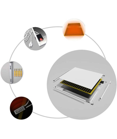 Panel grzewczy Cronos CGP-900TP GRAFEN Pro 900W z pilotem