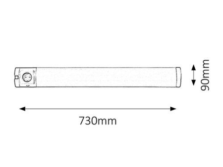 Lampa wewnętrzna Rabalux Soft 2327 srebrny