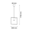 Lampa wisząca ORTIGA 4 200mm Shilo 5044