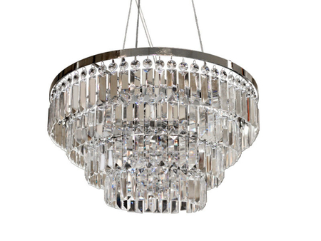 Lampa sufitowa SALERNO PENDANT/TOP Azzardo AZ2107 clear / chrome