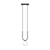 Lampa wisząca Kaja ENZO K-5590 czarny, biały, złoty