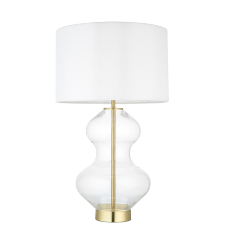 Lampa stołowa Endon Lighting Kelda Shaped 99110 mosiądz