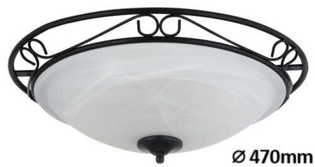Lampa sufitowa Rabalux Athen 3723 czarny