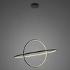 Lampa Ledowe Okręgi No.2 czarna 100cm 3k
