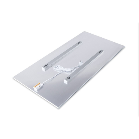 Panel grzewczy na podczerwień Greenie 60x120cm 800W białe szkło - 5 lat gwarancji - 16 - 20m2