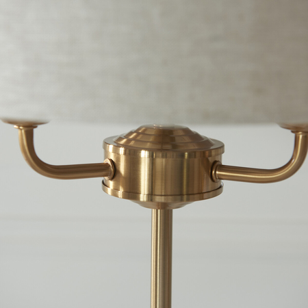 Lampa stołowa Endon Lighting Highclere 110721 mosiądz