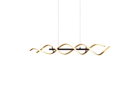 Lampa wisząca Trio 341810208 złoty