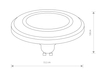 Żarówka ES111 LED LENS 4000K 9214 Nowodvorski Lighting