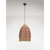 Lampa wisząca Luces Exclusivas SARMENA LE45354 drewno jasne i ciemne, czerwony