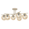 Lampa sufitowa Kaja FELIX K-5784 bursztynowy, beż