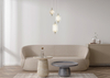 Lampa wisząca Italux Corado PND-81438-3-GD Złoty