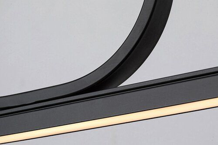 Lampa wisząca Rabalux Elia 72127 czarny matowy