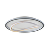 Lampa sufitowa Zuma Line MX3889-1A-3BGT LENS LAMPA SUFITOWA CZARNA-ZŁOTA/BLACK-GOLD