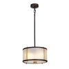 Lampa wisząca Elstead Lighting Corona czarny/mosiądz DL-CORONA-2P-BAB