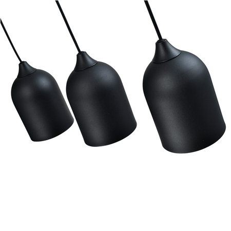 Light Prestige Metalowa lampa wisząca Nilo czarna 3xGU10 LP-0110/3L BK