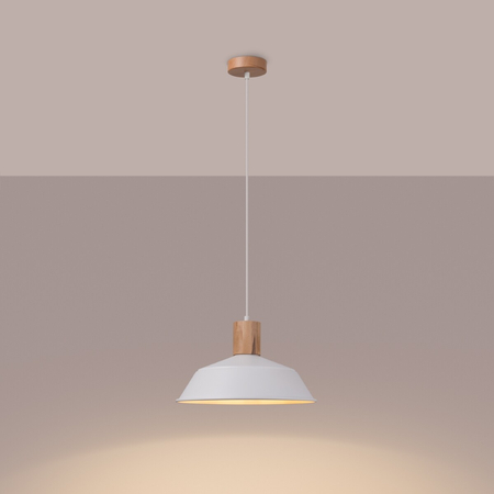 Sollux Lighting Lampa wisząca FANO biała SL.1321