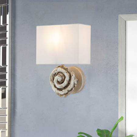 Kinkiet Elstead Lighting Swirl biały FB-SWIRL-1L-W