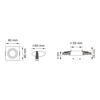 Lampa sufitowa Zuma Line OB2211CL02-BL FINN OPRAWA SUFITOWA CZARNA/BLACK