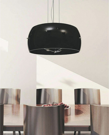 Lampa wisząca Lumina Deco LDP 6018-400 (BK) Stilio D40