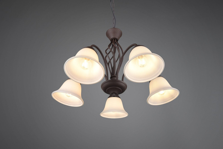 Lampa wisząca Trio 101000524 biały/miedziany