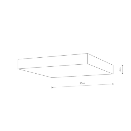 Plafon LID SQUARE LED 50W Nowodvorski 10432 biały