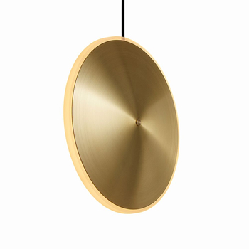 Lampa wisząca Graypants GP-285-a LED Chrona Dish10v brass