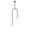 Plafon PLAFON NAVE 2 BLACK Aldex 1088PL_H1 czarny